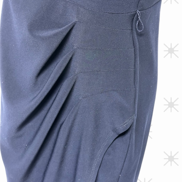 350 - Women's Laura Navy Blue Dress - Picture 11 of 13